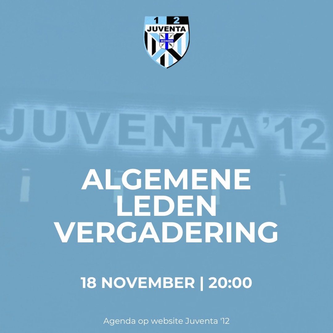 Uitnodiging Algemene Leden Vergadering Juventa ’12 (18 november)